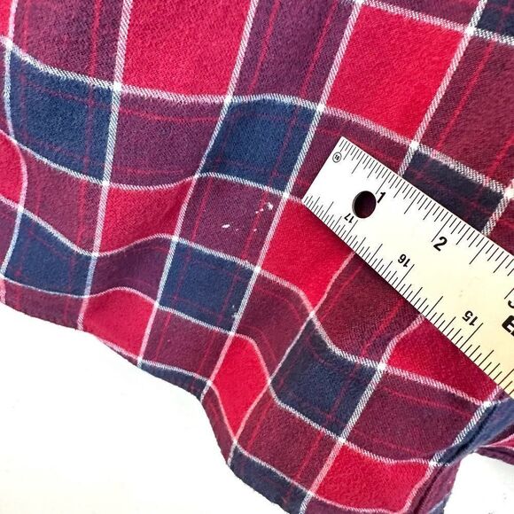 Cabelas Red and Blue Flannel Shirt Women’s XL Read - Picture 8 of 9